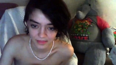 Perfect Body Latino Teen Striptease On Webcam